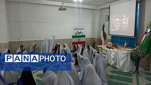 برگزاری هیئت انصارالمهدی (عج) در دبیرستان رضوان