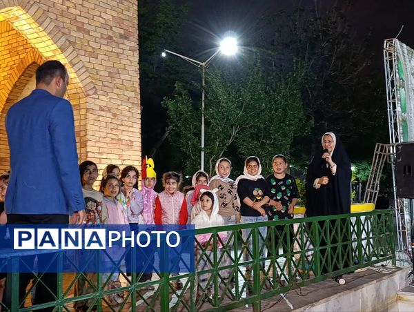 جشن دهه کرامت و ولادت امام هشتم شیعیان در پارک نیلوفر آبی مشهد مقدس