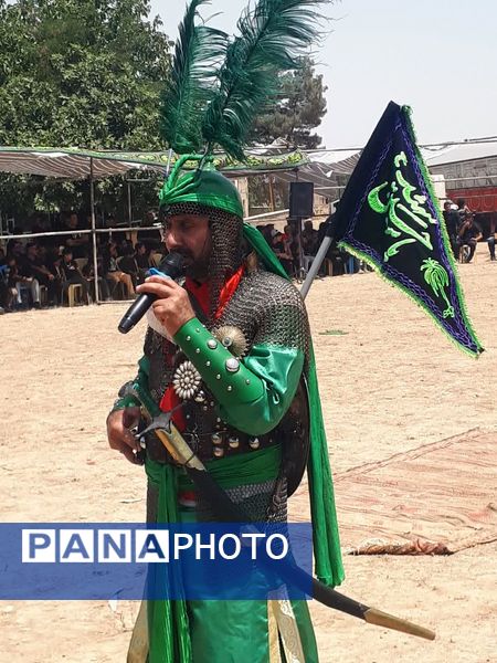 آیین شبیه خوانی عاشورا در روستای مهمانک