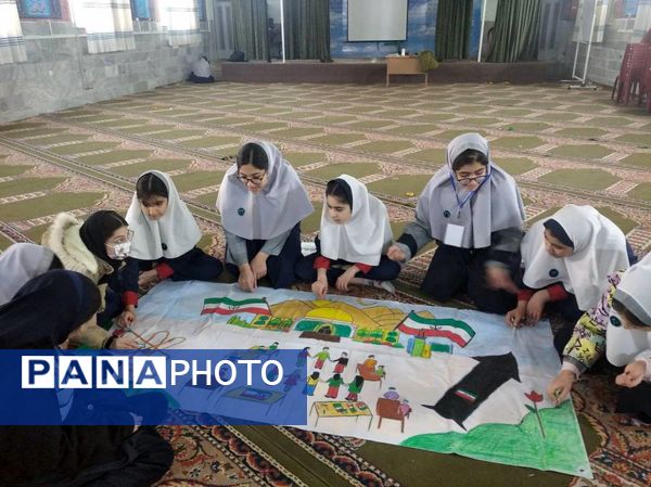 رونمایی از  تابلوی اتحاد دانش‌آموزی در دبستان آزادی