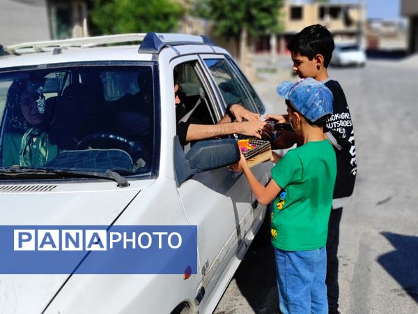ایرانِ امام حسین، با پشتیبانی نونهالان پیروز است 