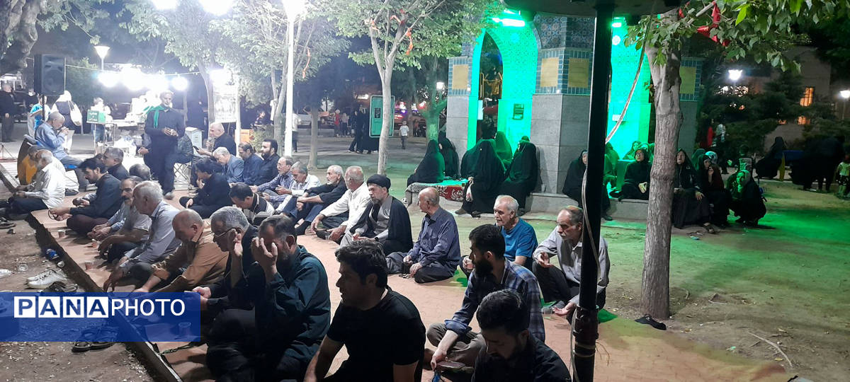 مراسم دعا و نیایش در جوار مزار شهید گمنام بوستان امام حسن مجتبی(ع) قم