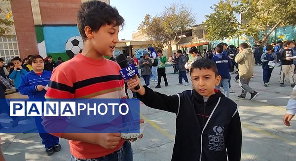 برگزاری بازارچه دانش‌آموزی در مدرسه شهدای فرهنگی شهرستان شیروان