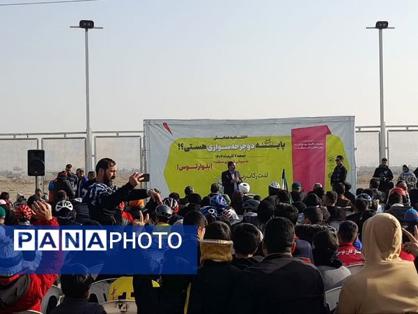 دومین همایش دوچرخه سواری در منطقه ۲ مشهد مقدس