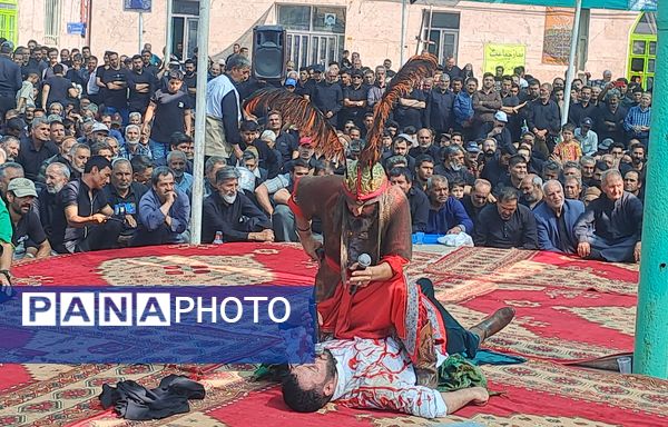 بزرگترین اجتماع حسنیون کشور همراه با تعزیه خوانی در روستای کفکی خراسان رضوی