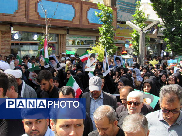 خروش بی‌نظیر سنندج در بدرقه شهید آسمانی رضا بسطامی