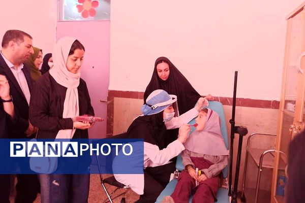 افتتاحیه طرح دندان شماره ۶ دانش‌آموزان دبستان حضرت زینب یک 