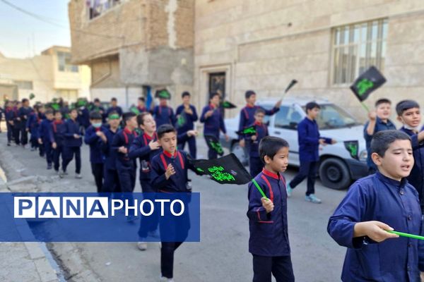 آیین عزاداری نو گلان فاطمی؛ از مسیر مدرسه میثاق تا مسجد امام حسن مجتبی (ع) فشافویه