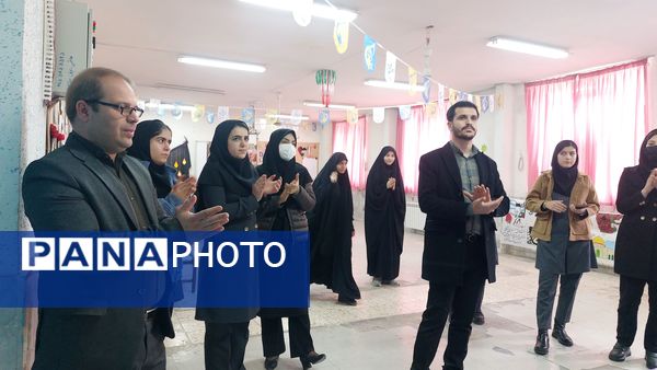 بازدید مسئولان آموزش و پرورش از مدرسه انقلاب دبیرستان فاطمه الزهرا آشخانه