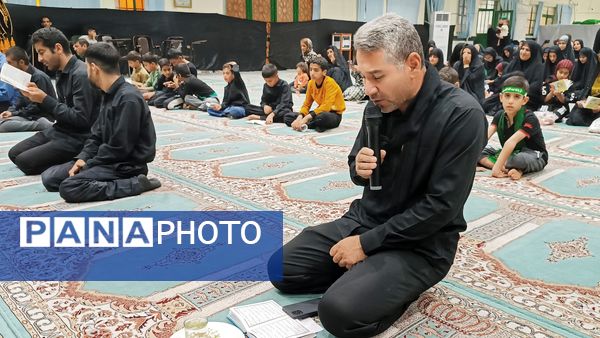 مراسم پرفیض زیارت عاشورا در شب چهارم محرم در مارگون