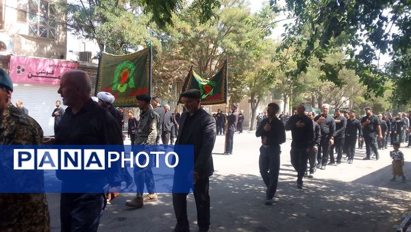 مراسم اربعین حسینی با حضور پرشور مردم باخرز برگزار شد