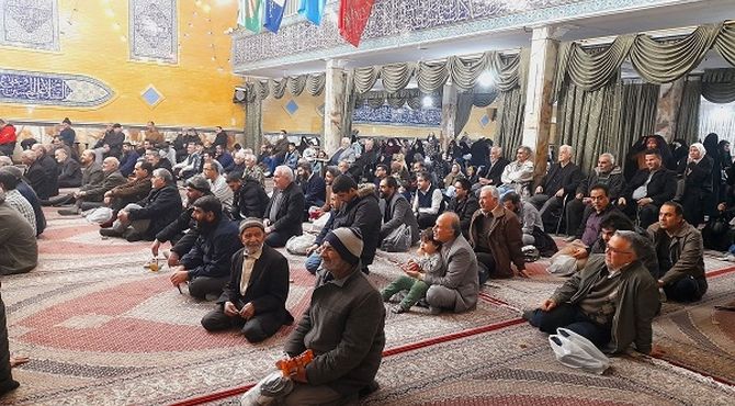 جشن میلاد منجی عالم بشریت در مسجد جامع رجایی‌شهر کرج