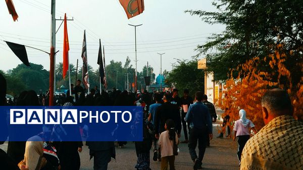 جاماندگان اربعین در مسیر شاه قطب‌الدین حیدر شهرستان رودان