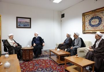 دیدار رئیس قوه قضاییه با مراجع عظام تقلید در قم