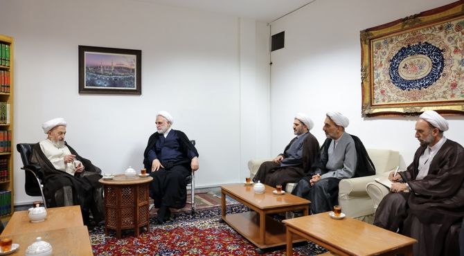 دیدار رئیس قوه قضاییه با مراجع عظام تقلید در قم