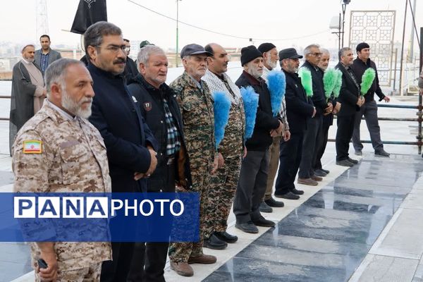 برگزاری آیین غبارروبی مزار شهدا در بجنورد 