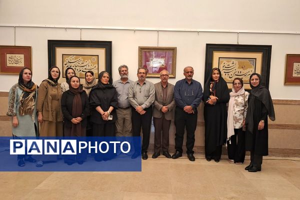برگزاری نمایشگاه خوشنویسی به مناسبت هفته فرهنگی در ملارد 