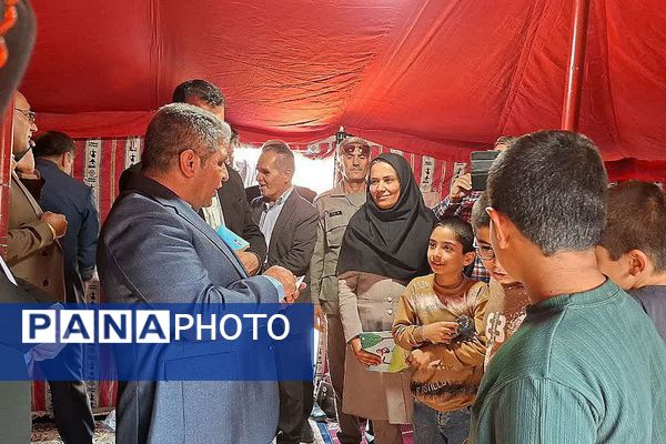 برگزاری اردوی کتابخوانی و رویداد خدمات‌رسانی در روستای سراب‌بیز باشت