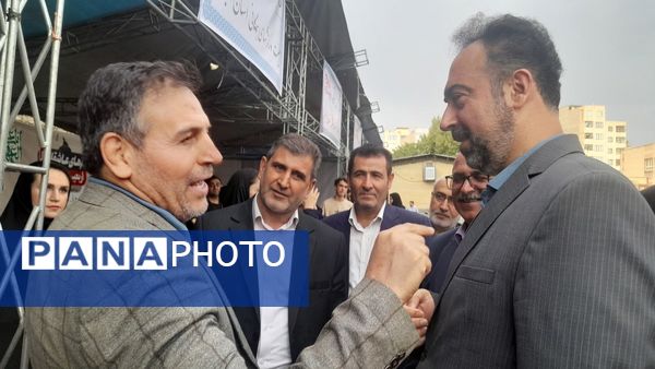 افتتاح میدان پویا با شعار دانش‌آموز پویا، خانواده بانشاط، جامعه سالم در ناحیه 4 کرج 