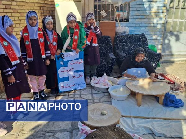 دبستان شهید کشاورز در سوگ فاطمیه