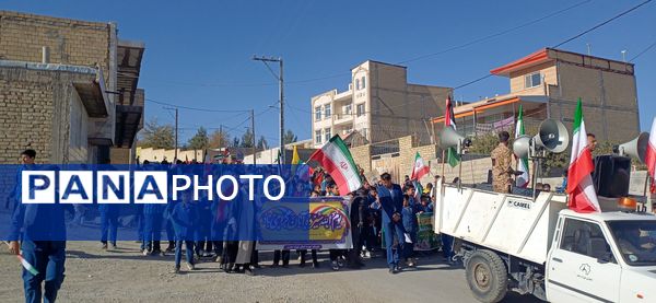 شوراب صغیر میزبان راهپیمایی باشکوه ۱۳ آبان و بزرگداشت روز دانش‌آموز