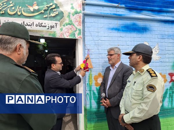 آیین نواختن زنگ شکوفه ها و جوانه ها در شهرستان خلیل‌آباد 