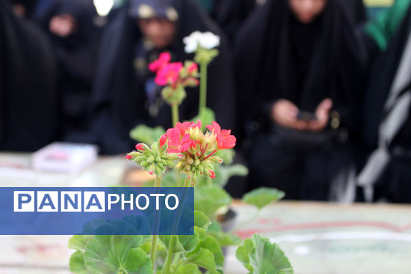 زمزمه عاشقانه دعای عرفه در یادمان 14 شهید گمنام کوه خضر نبی(ع)