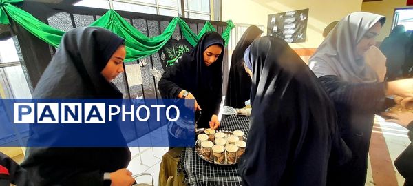 استقبال از پیکر شهید خوشنام در یازده مدرسه اشتهارد