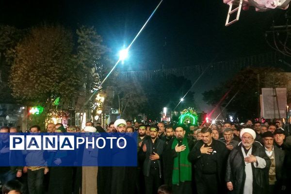 تشییع نمادین حضرت زهرا(س) با اشک و ارادت