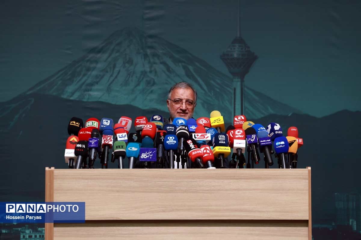 نشست خبری علیرضا زاکانی شهردار تهران