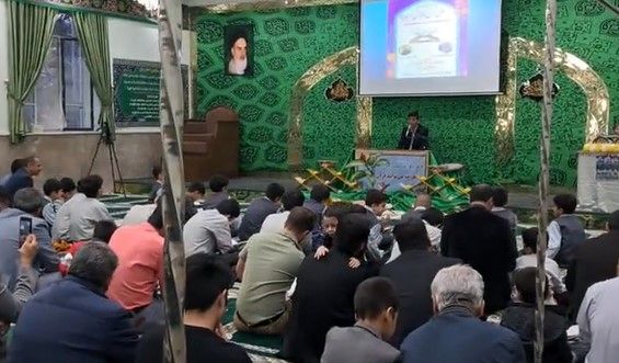 ضیافت افطاری و محفل انس با قرآن در تبادکان/ فیلم