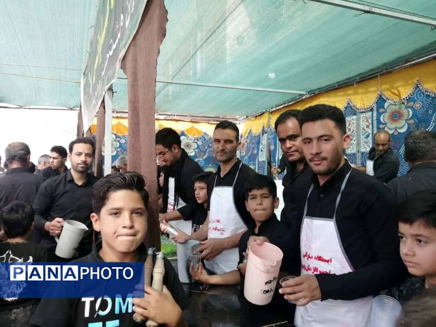 برپایی موکبهایی با عطر و بوی امام حسین (ع) در روستای نقاب