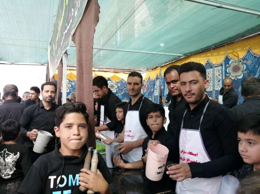 برپایی موکب‌هایی با عطر و بوی امام حسین (ع) در روستای نقاب