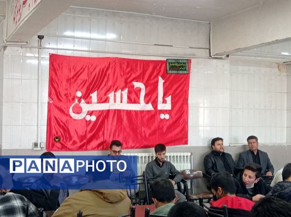 مراسم سوگواری به مناسبت دهه فاطمیه در مدرسه  علامه طبابایی سرهنگ