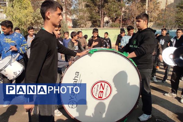 مراسم عزاداری شهادت حضرت زهرا(س) در مدارس کهریزک 