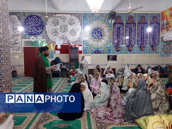 مراسم معنوی اعتکاف در مسجد صاحب الزمان جوادیه