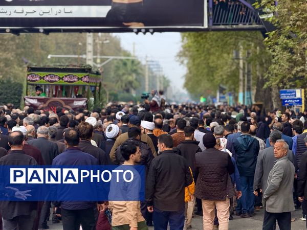  مراسم تشییع ۱۰ شهید گمنام در آمل