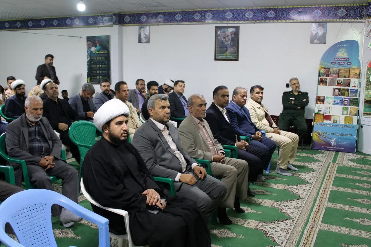 مراسم گرامیداشت شهید مقاومت در محل سپاه ناحیه شهرستان خلیل‌آباد