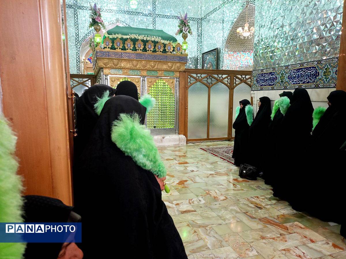 غبارروبی مزار امامزاده سید حمزه کاشمر 