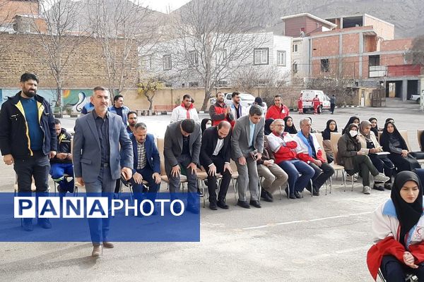 بیست و ششمین مانور سراسری زلزله و ایمنی در شهرستان فیروزکوه