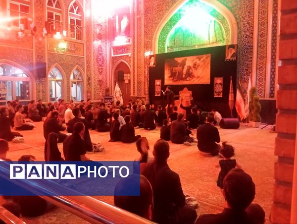 برگزاری مراسم شب سوم عزاداری اباعبدالله(ع) در تکیه ابوالفضلی نیشابور