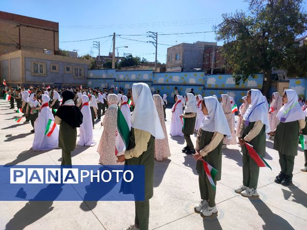 برگزاری یادواره شهدا در آموزشگاه ابتدایی روستای بیار 