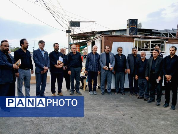 آیین افتتاحیه موکب شهدای دانش‌آموز شهرستان بهار 