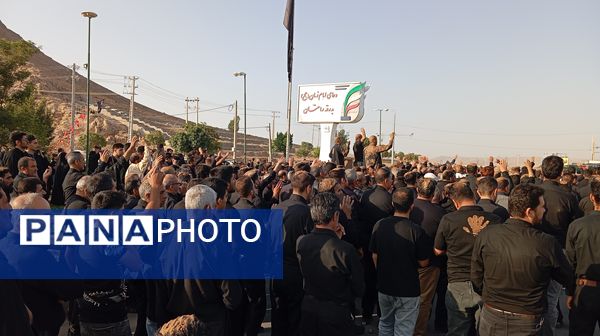 «علم‌ها در آب» سنت عاشورایی مردم بن 