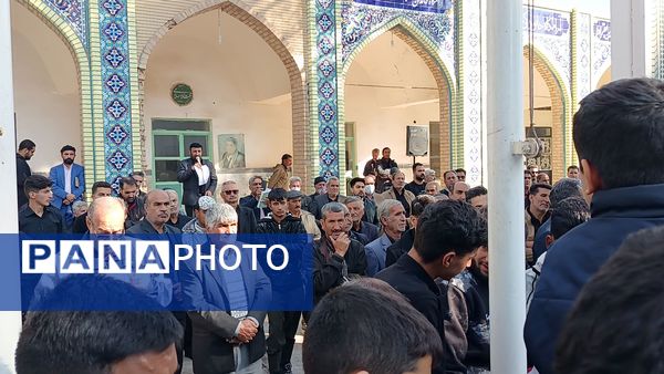 مراسم تشییع پیکر جانباز شهید علی فتح آبادی