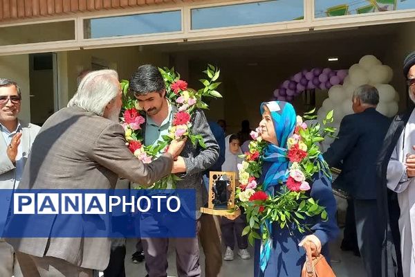 آیین افتتاح مدرسه ۶ کلاسه خیرساز زنده یاد فرهنگی فرهیخته ابوالقاسم کاظمی