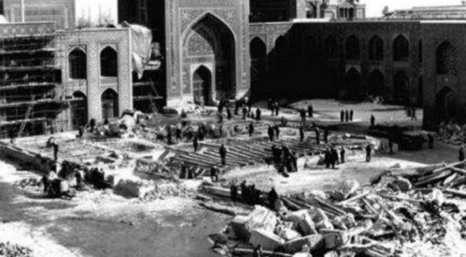 ۲۱تیر ماه ۱۳۱۴قیام خونین مسجد گوهرشاد حرم مطهر رضوی 