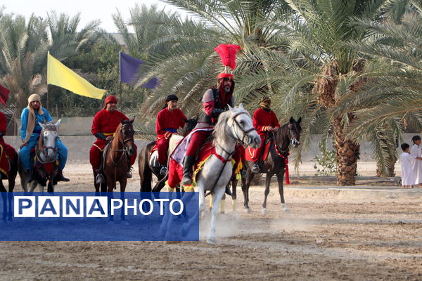 بازآفرینی نوجوان کربلا زیر آسمان لامرد