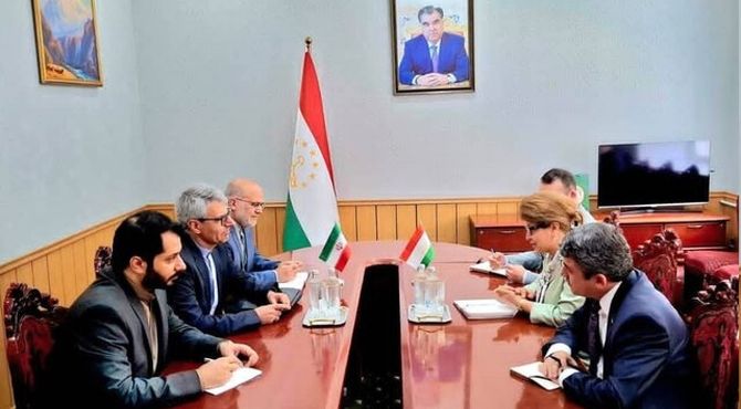 دیدار سخنگوی وزارت خارجه با وزیر فرهنگ تاجیکستان
