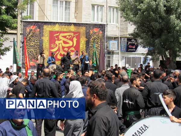 مراسم تاسوعای حسینی در کامیاران 